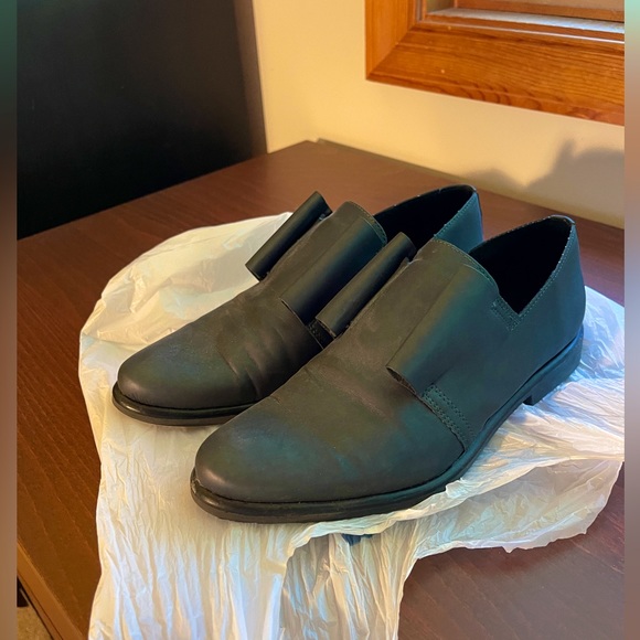 Miista Fiona Subtle Shimmery Teal Oxfords Brogues GB3 EU36 US5.5 - Picture 4 of 6